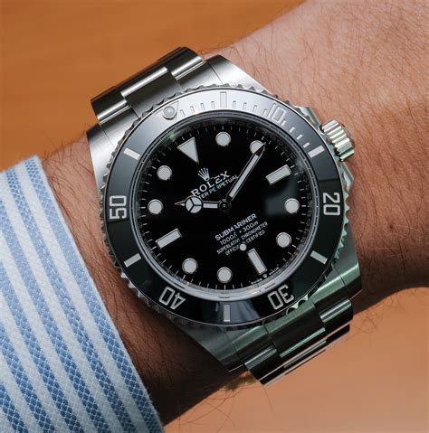 rolex submariner date ou no date|Rolex no date submariner review.